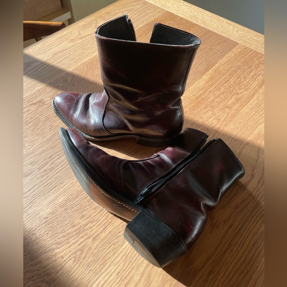 Mason - Dark Cherry Western Boot